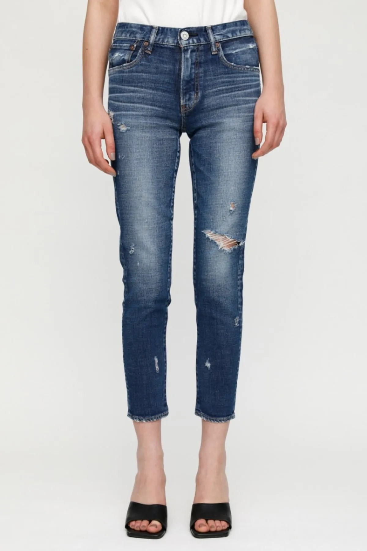 Moussy Gleedsville Skinny in Blue