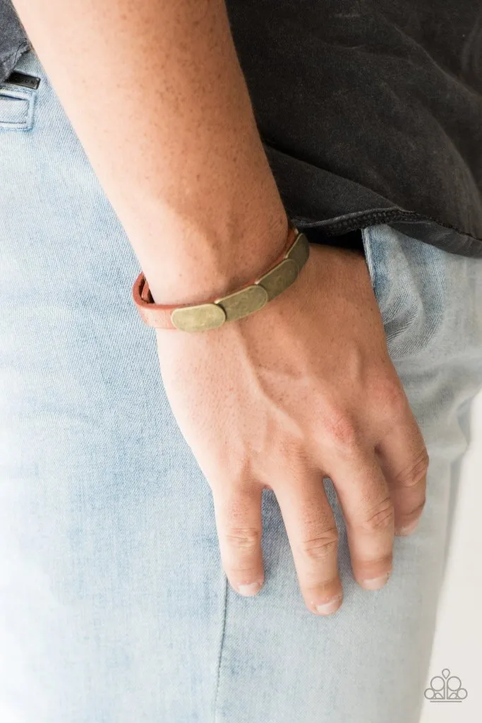 Off-Road Rally Brass Urban Bracelet