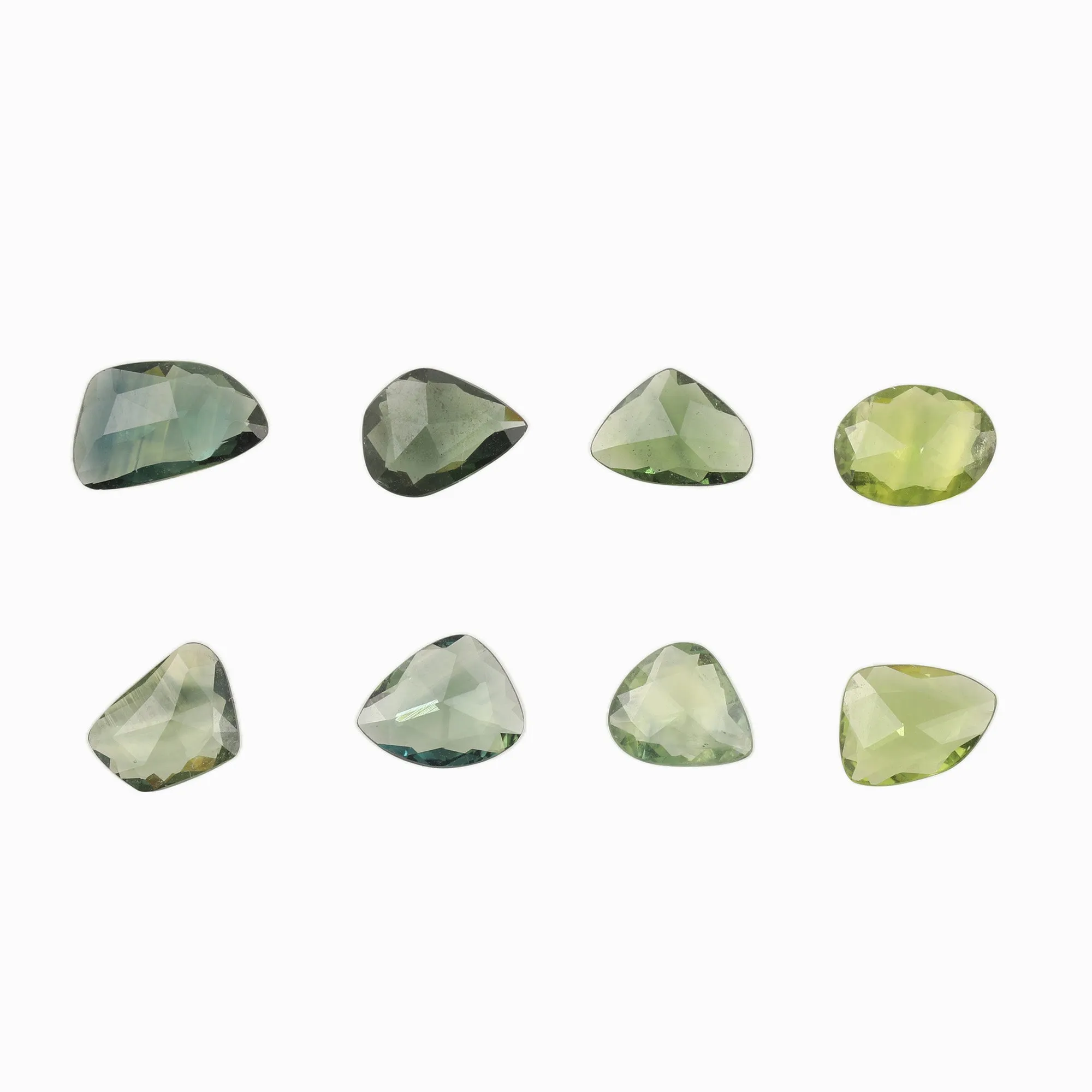 Organic Shape Green Sapphire SORG01