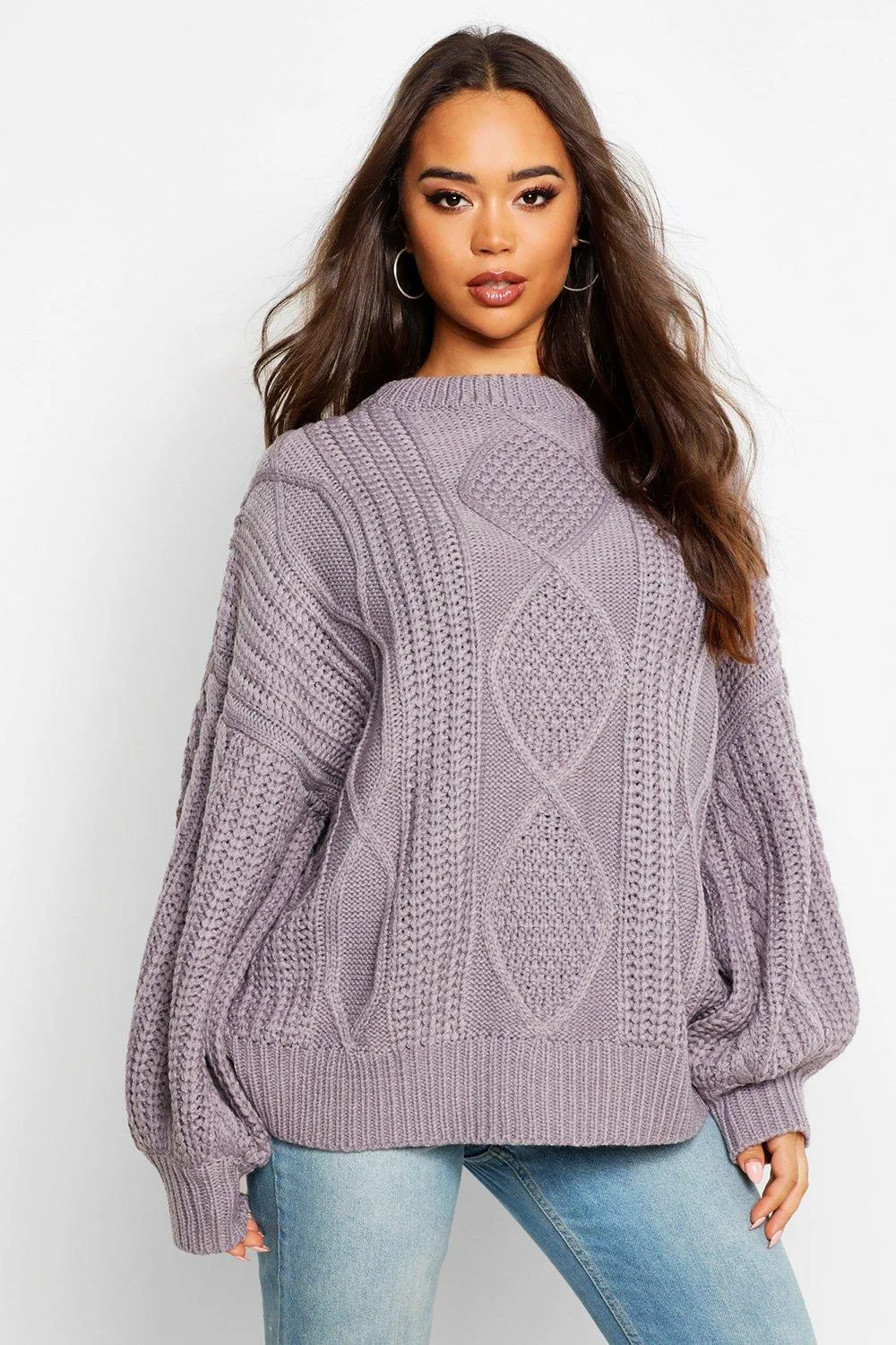 Oversized Cable Sweater