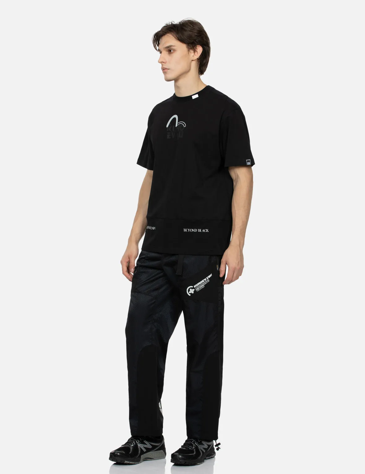 Panelled Logo Regular Fit Jogger Pants