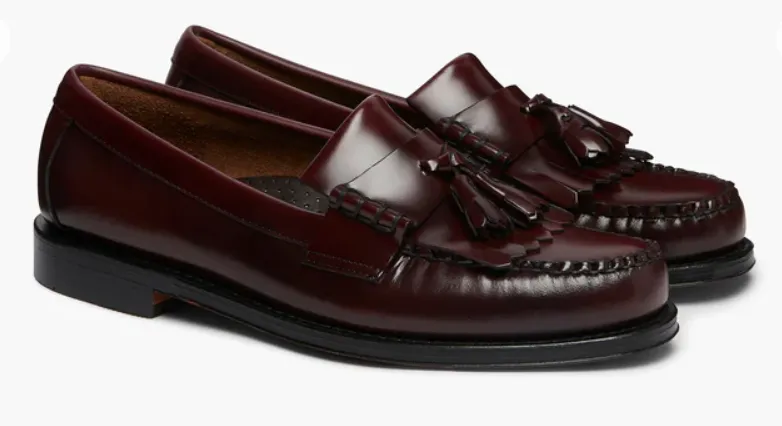 PENNY LOAFERS NAPPINA G.H.BASS WEEJUNS LAYTON KILTIE WINE