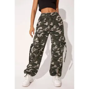 Pocket Wide Leg Cargo Pant