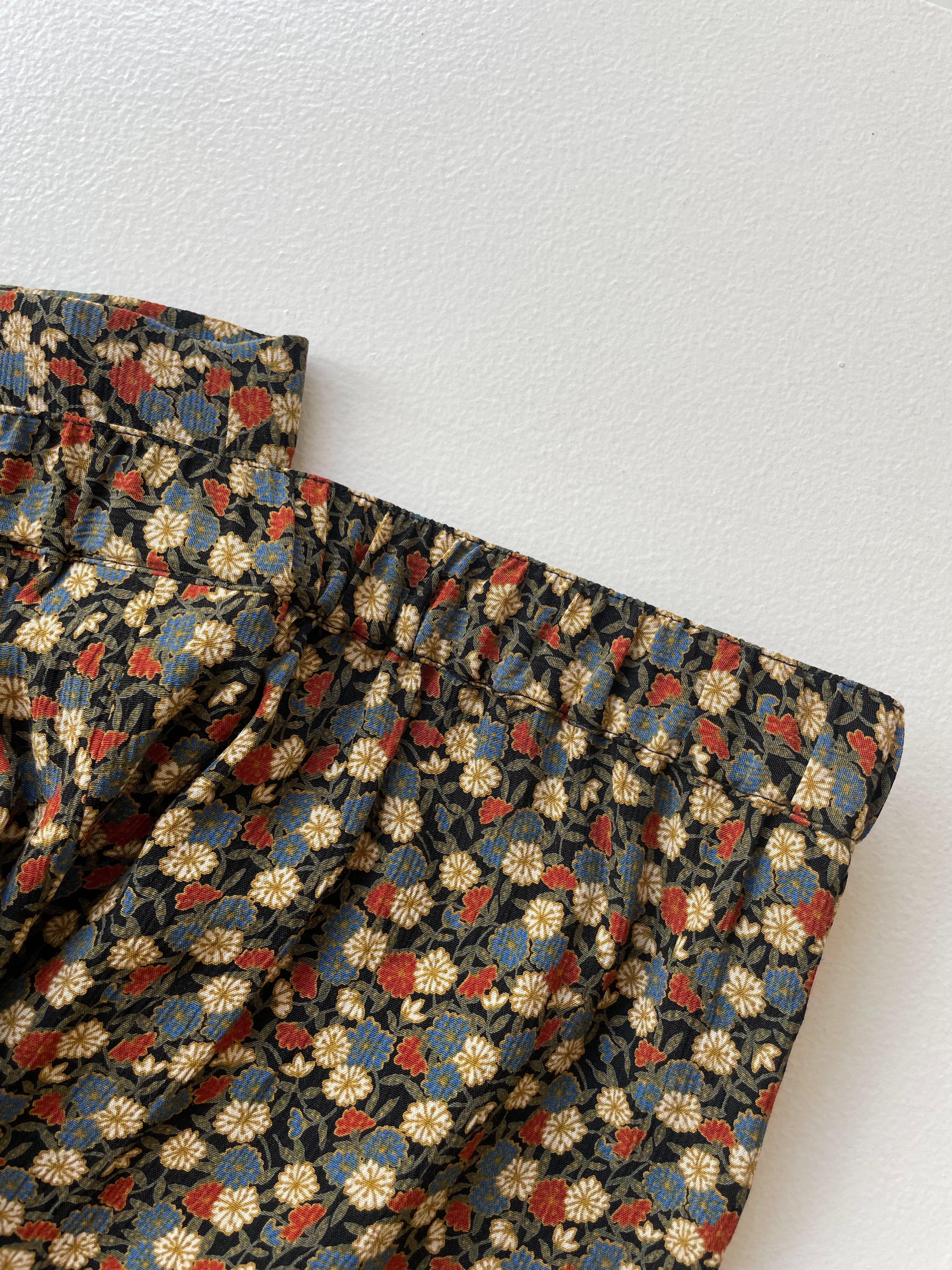 Pom Flower Rayon Pants | 1990s