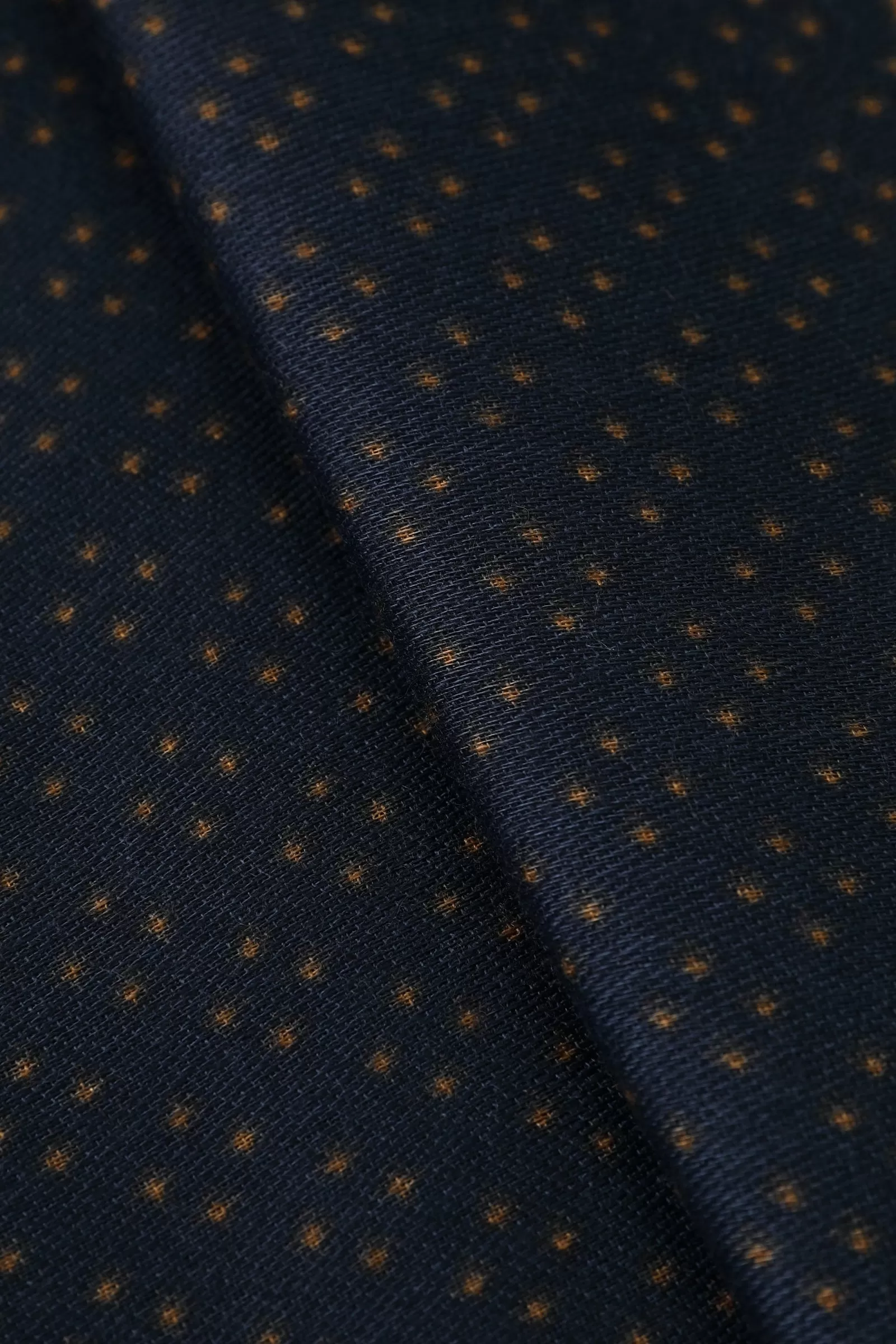 Puntini d'Oro Blu Marino Scarf