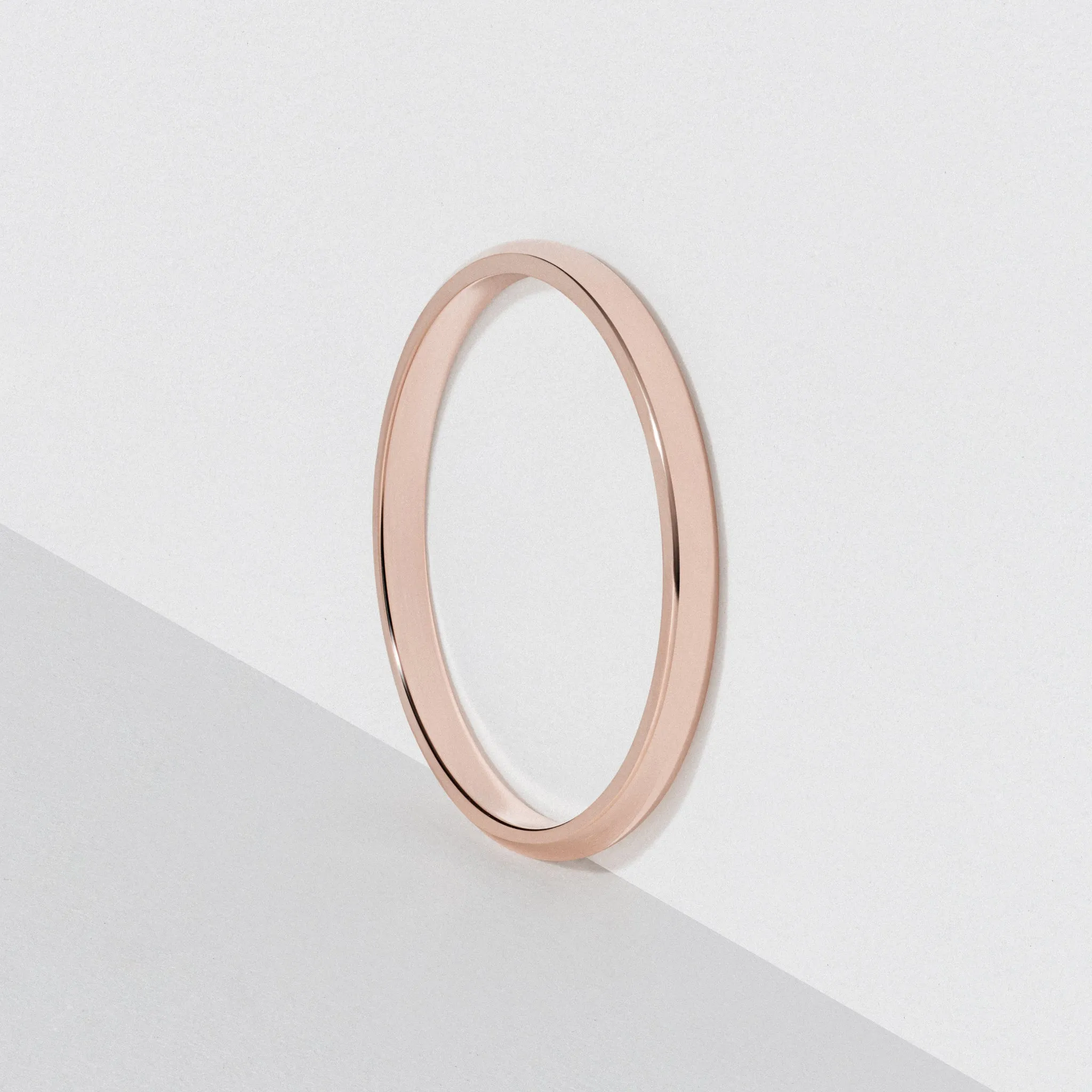 Rose Gold Classic Wedding Band - Polished 1.5mm