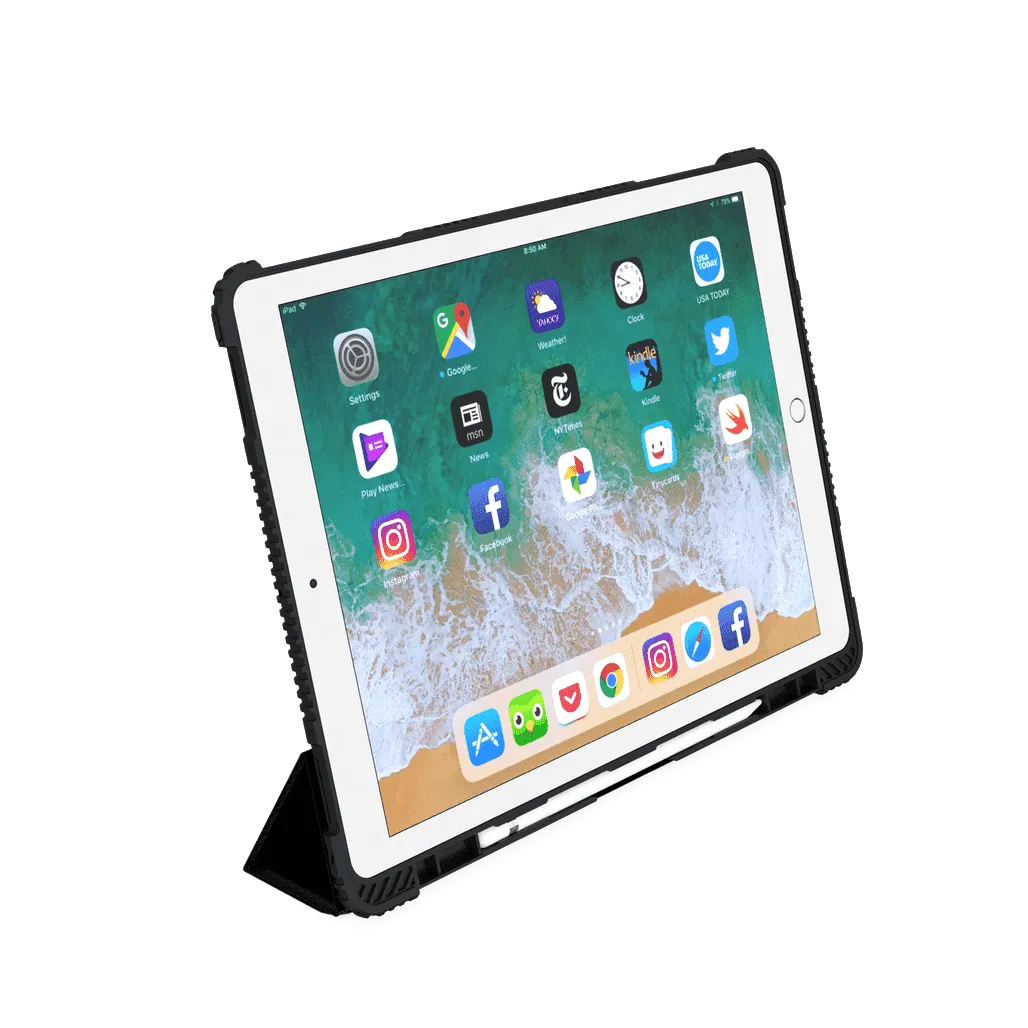 Rugged Smart Cover Kratos Case for iPad Pro 12.9, 2nd Gen