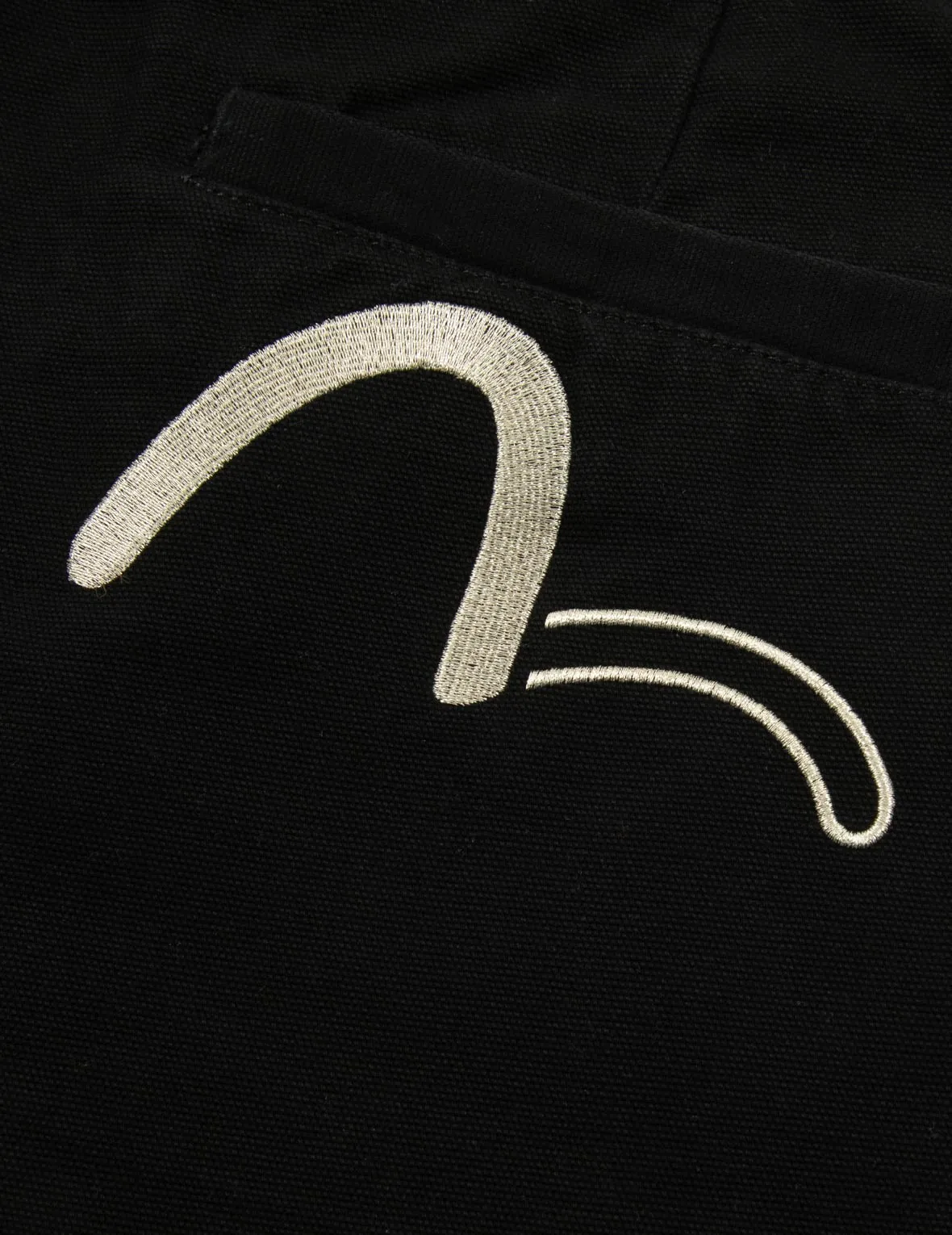 Seagull and Logo Embroidery Relaxed Fit Pants