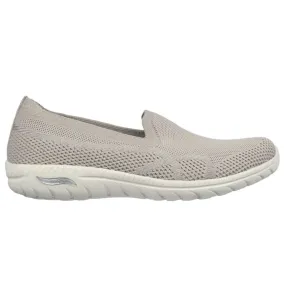 SKECHERS Women's Arch Fit Flex-What's New Running Shoe (Taupe)