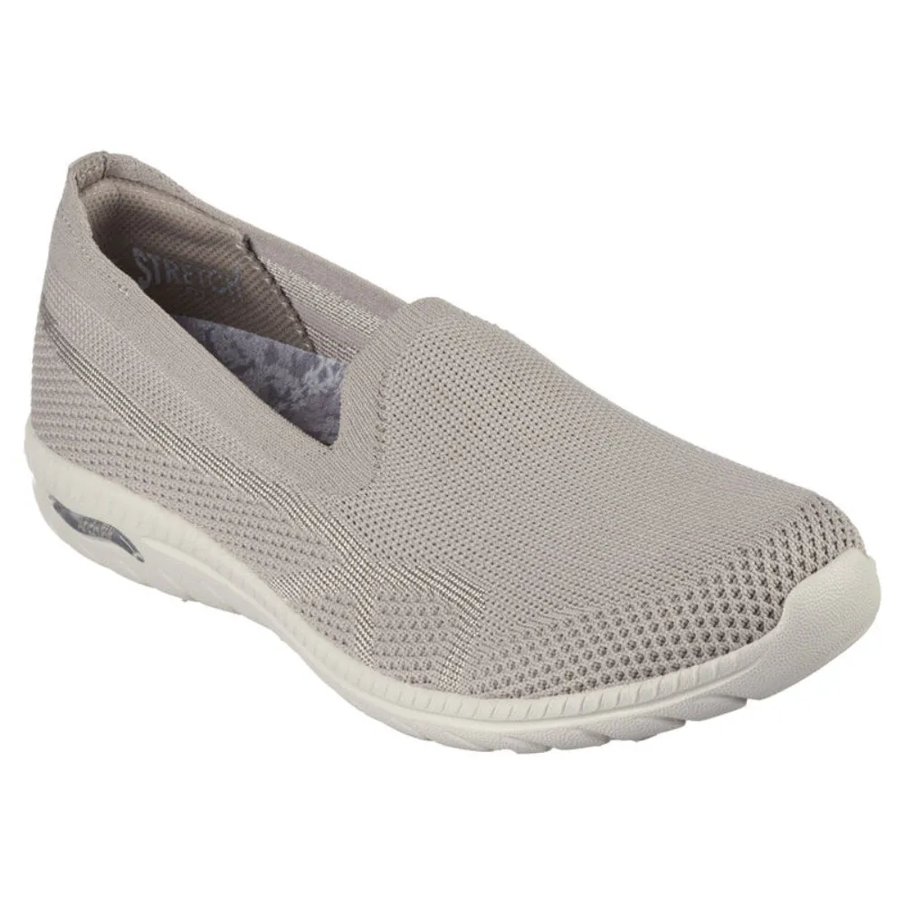 SKECHERS Women's Arch Fit Flex-What's New Running Shoe (Taupe)