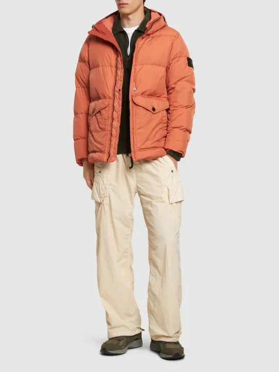 Stone Island   Hooded down jacket 