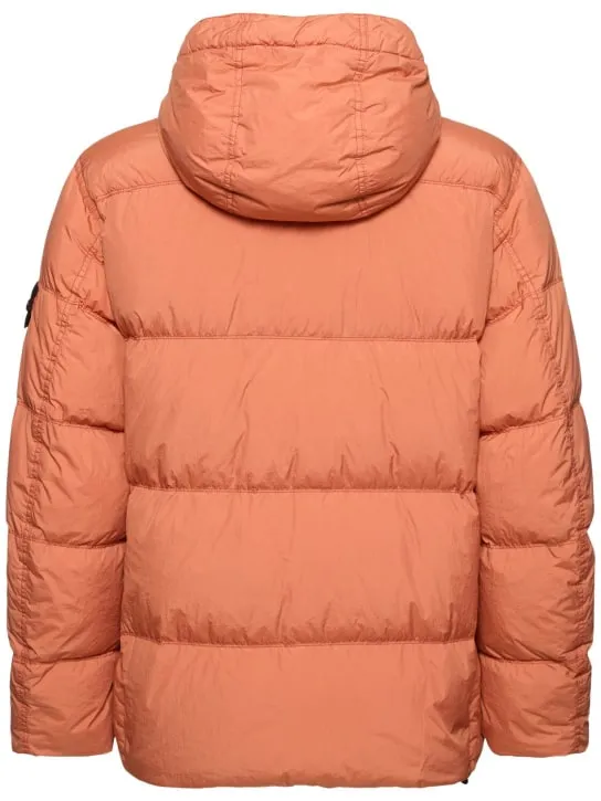 Stone Island   Hooded down jacket 