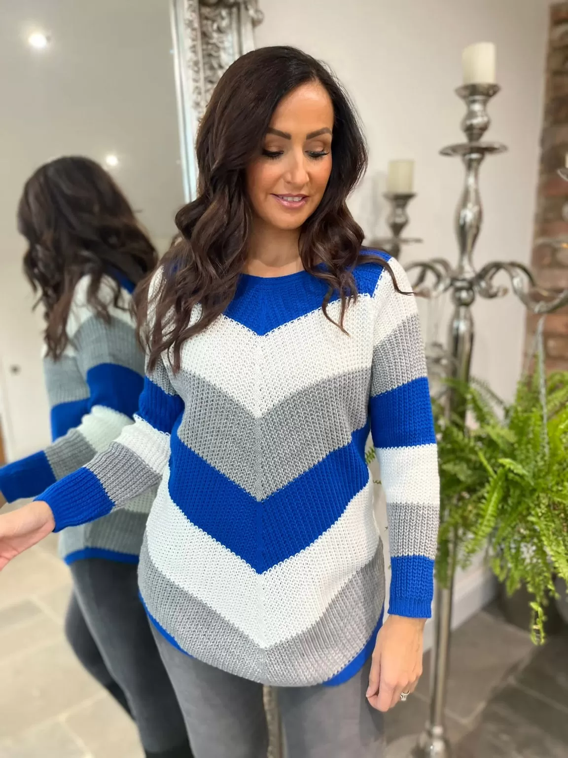 Stripe Colour Jumper Brielle