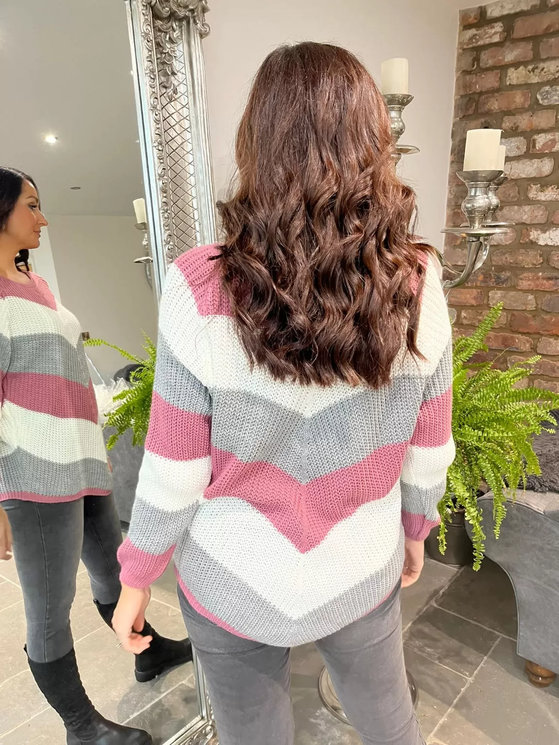 Stripe Colour Jumper Brielle