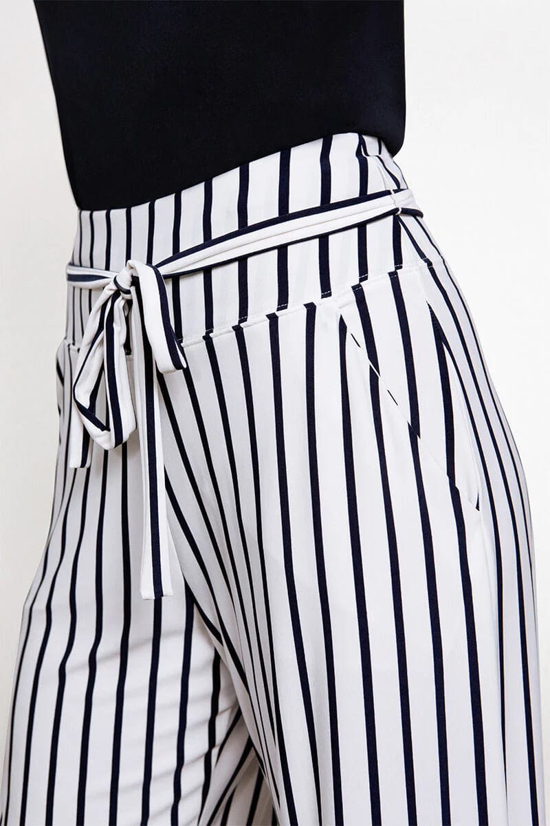 Sympli Stripe Wide Leg Trouser 27195