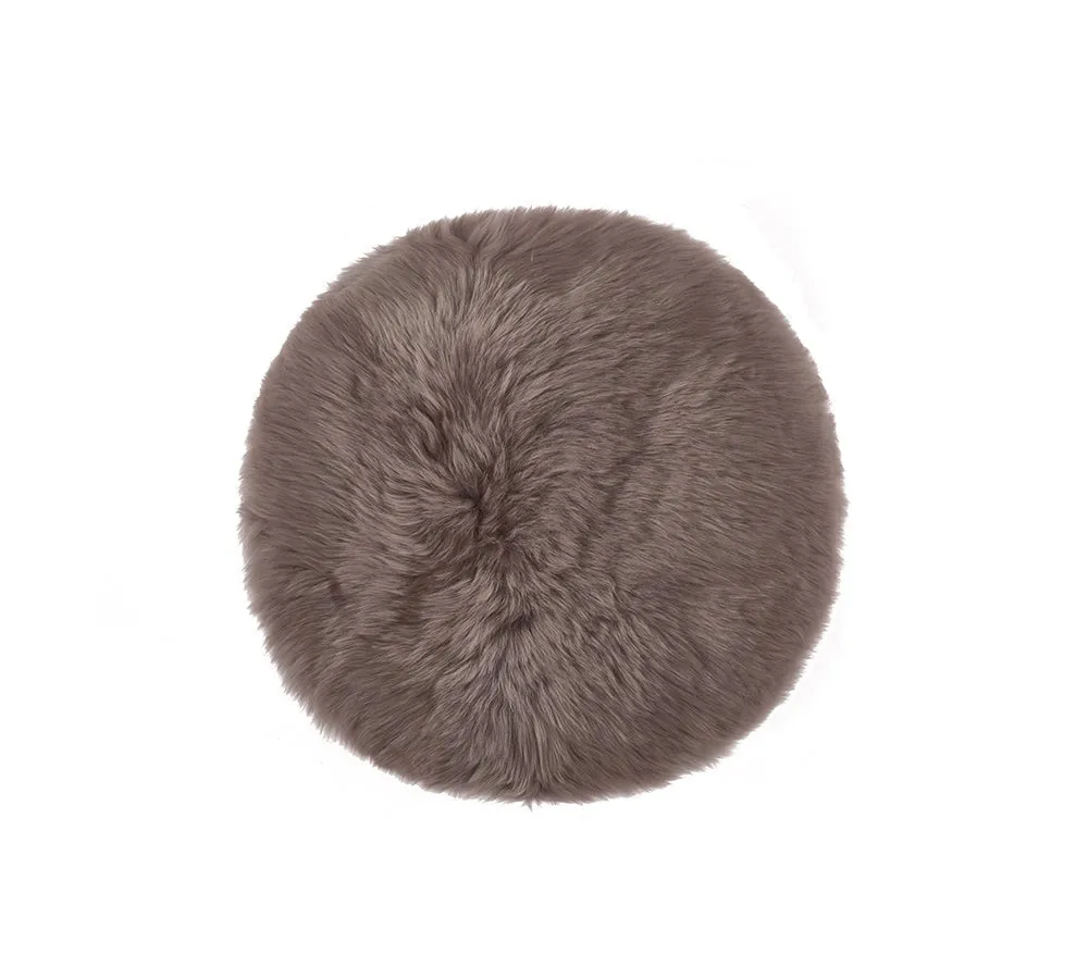 TARRAMARRA Round Wool Seat Cushion 40Cm X 40Cm