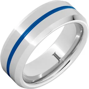 Thin Blue Line Serinium Ring