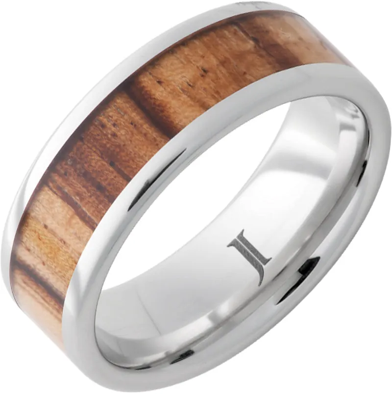 Veldt - Serinium Zebrawood Inlay Ring