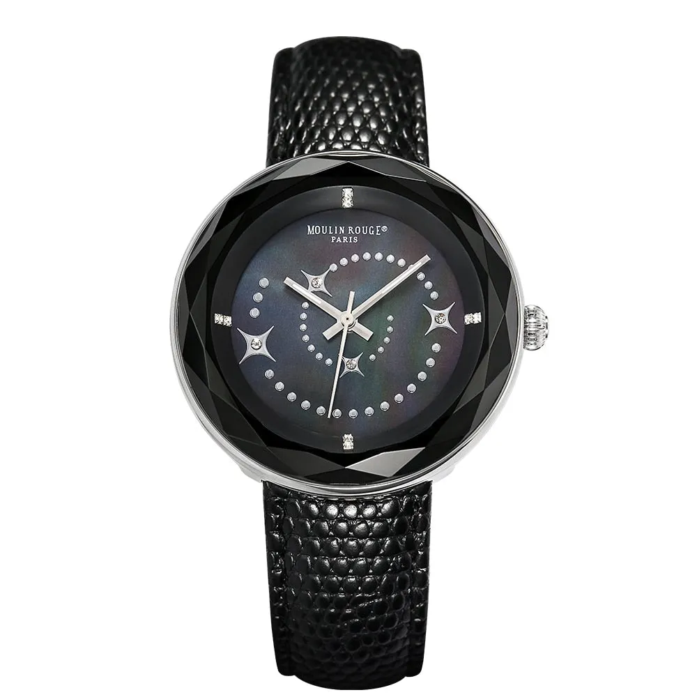 Women Watch Japan Quartz Movement Genuine Leather Strap Casual Waterproof Luminous Hands Watch