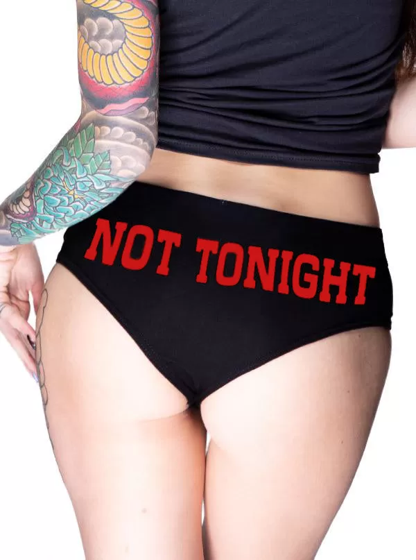 Women's Not Tonight Booty Shorts