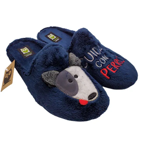 Zapatilla de casa Cuidado con el perro Marpen Slippers