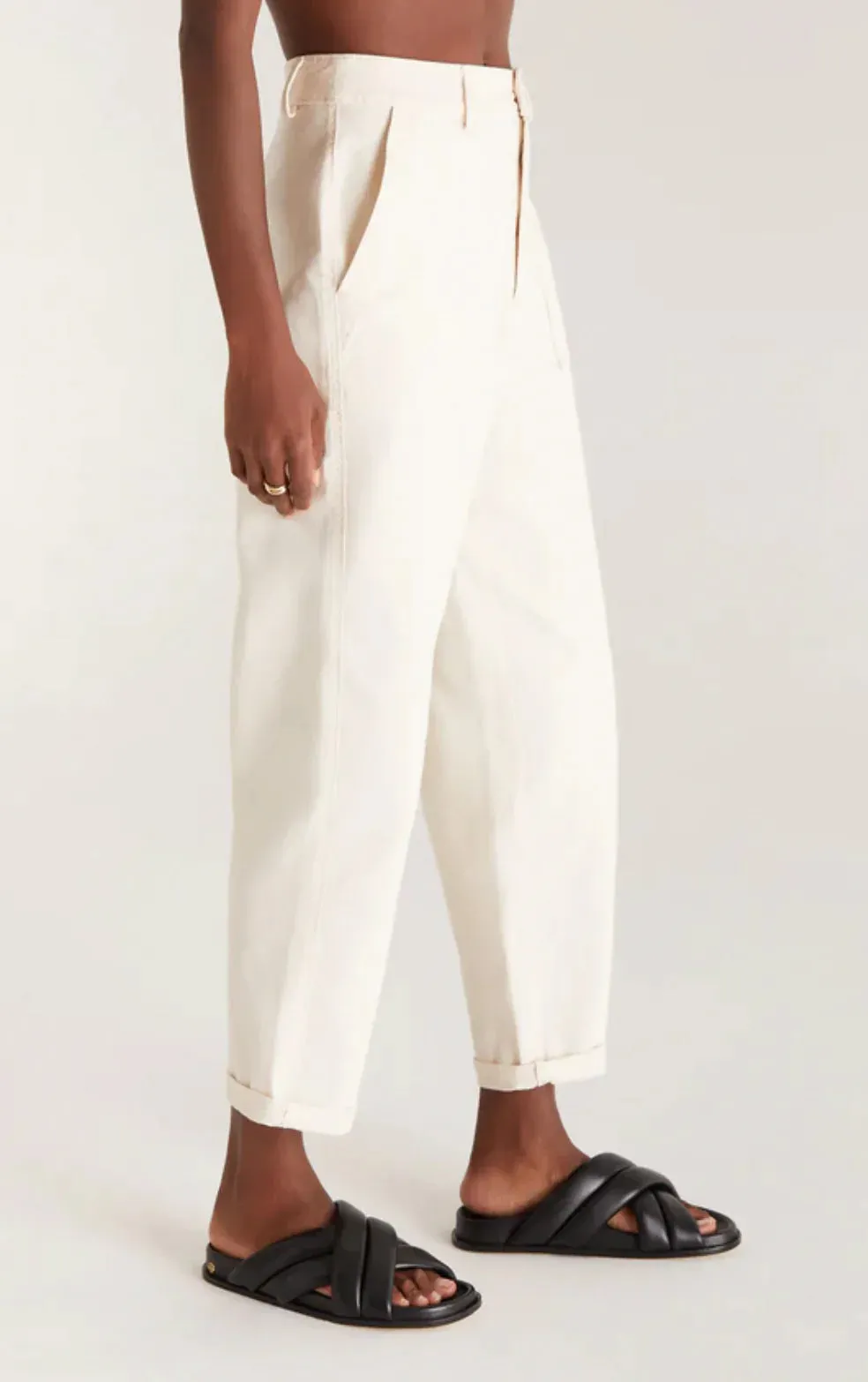 Zoe Cotton Twill Pants