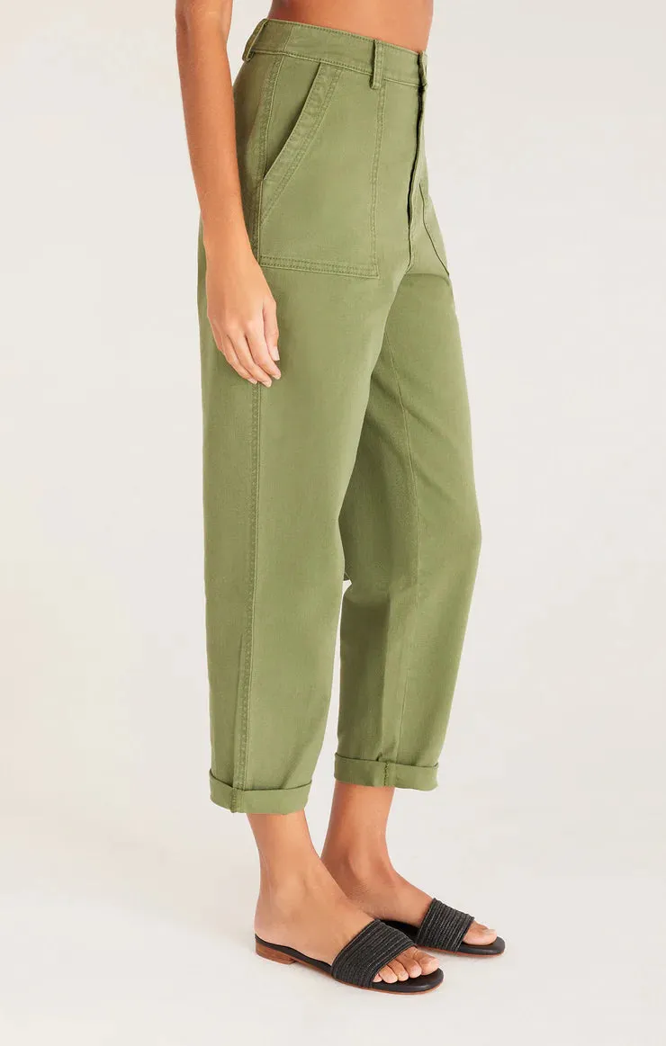 Zoe Cotton Twill Pants